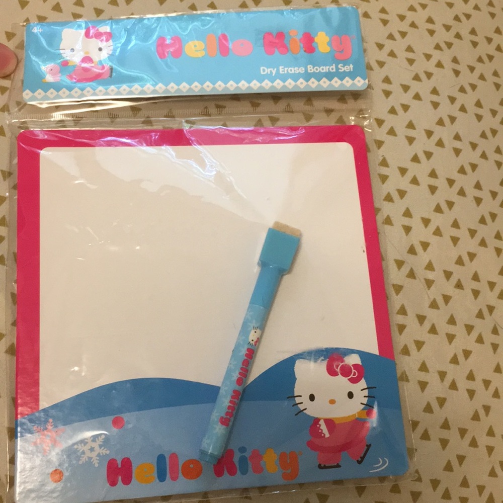 Hello kitty dry erase board set